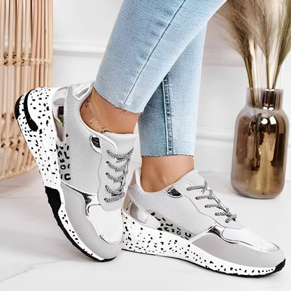 Zapatillas ortopédicas mujer con cordones suela gruesa