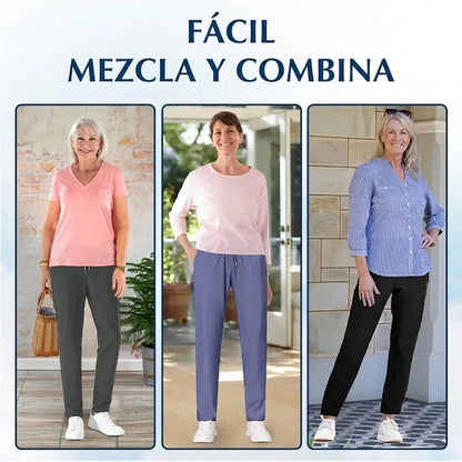 Pantalón casual unisex suave y flexible corte elegante