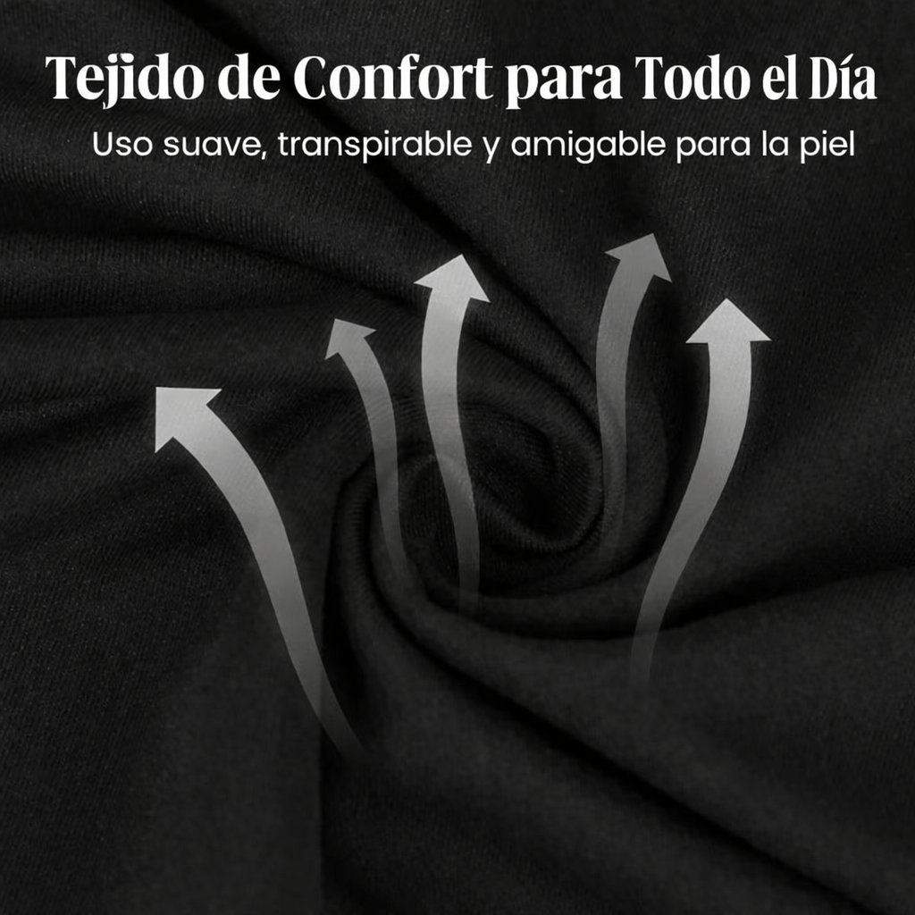 Conjunto Deportivo Mujer de Tejido Suave Media Cremallera