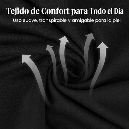 Conjunto Deportivo Mujer de Tejido Suave Media Cremallera
