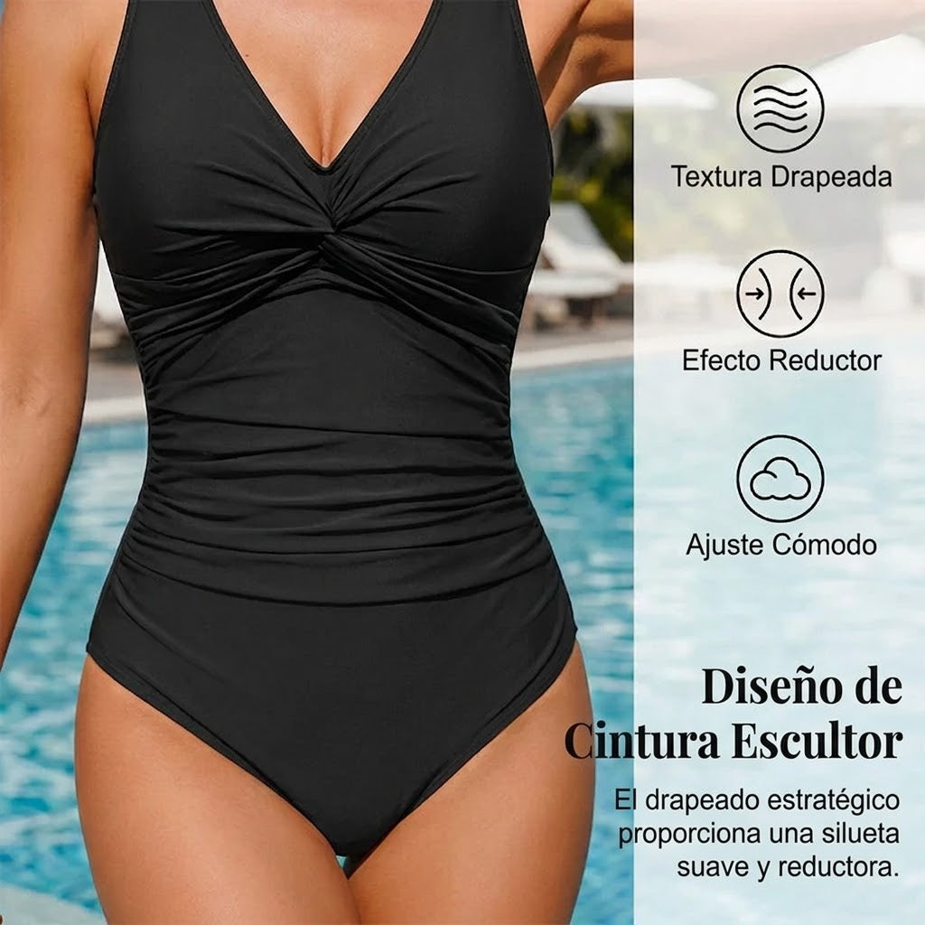 Bañador Mujer Moldeador Escote en V