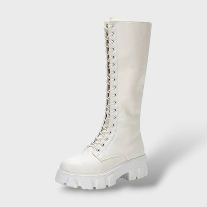Botas mujer estilo cowboy piel ajuste clásico