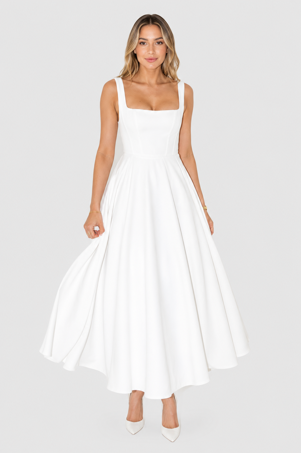 Vestido Mujer Elegante Corte Grace