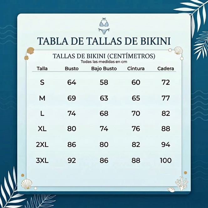 Bikini Mujer de Dos Piezas con Bloques y Rayas