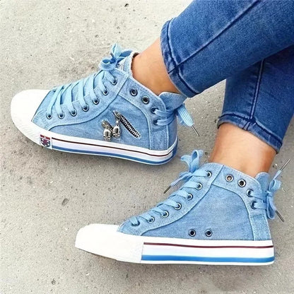 Zapatillas Unisex Urbanas Denim con Cremallera - Mavetta