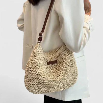 Bolso Bandolera Mujer de Rafia Correa Larga - Mavetta