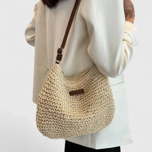 Bolso Bandolera Mujer de Rafia Correa Larga - Mavetta
