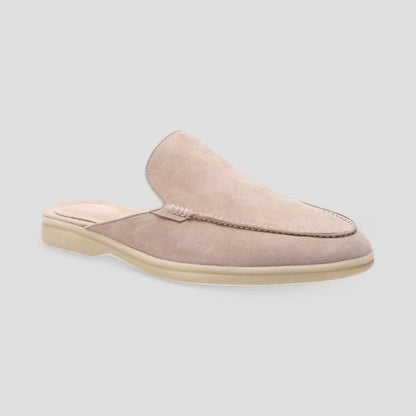 Mocasines Hombre de Ante Sin Cordones