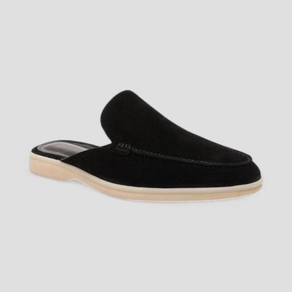 Mocasines Hombre de Ante Sin Cordones