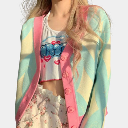 Cárdigan Mujer de Punto Suave Diseño Relajado