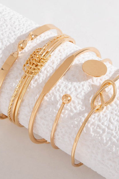 Pulseras Mujer Geométricas Apilables Set