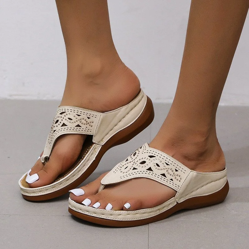 Chanclas Mujer Comodas Acabado Decorativo