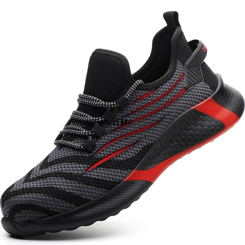Zapatillas de seguridad Hombre suela gruesa diseño cómodo