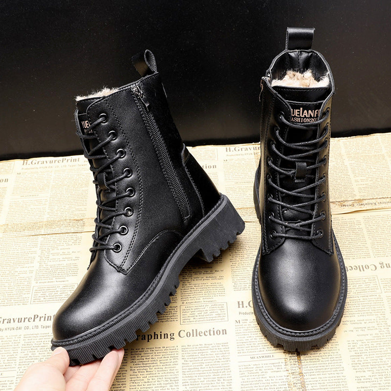 Botas invierno Mujer con forro de fleece y cremallera