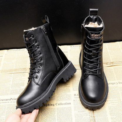 Botas invierno Mujer con forro de fleece y cremallera
