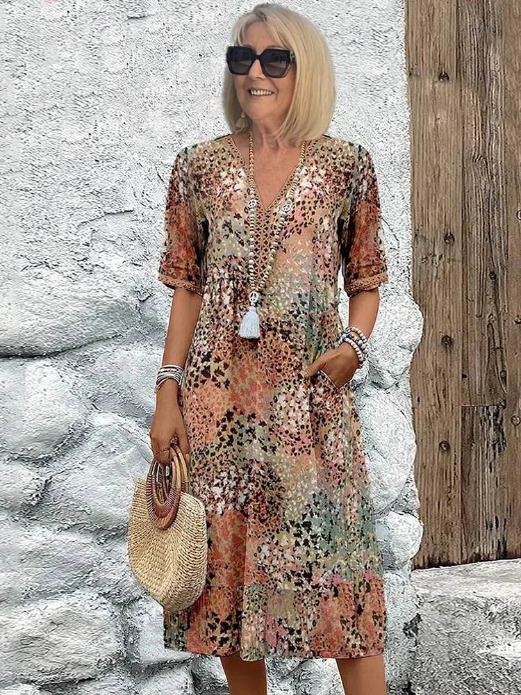 Vestido Mujer Ligero Algodón Estilo Natural - Mavetta