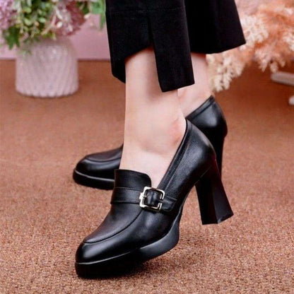 Zapatos Tacón Mujer Ortopédicos Plantilla Correctiva Diseño Elegante
