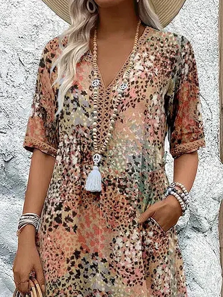 Vestido Mujer Ligero Algodón Estilo Natural