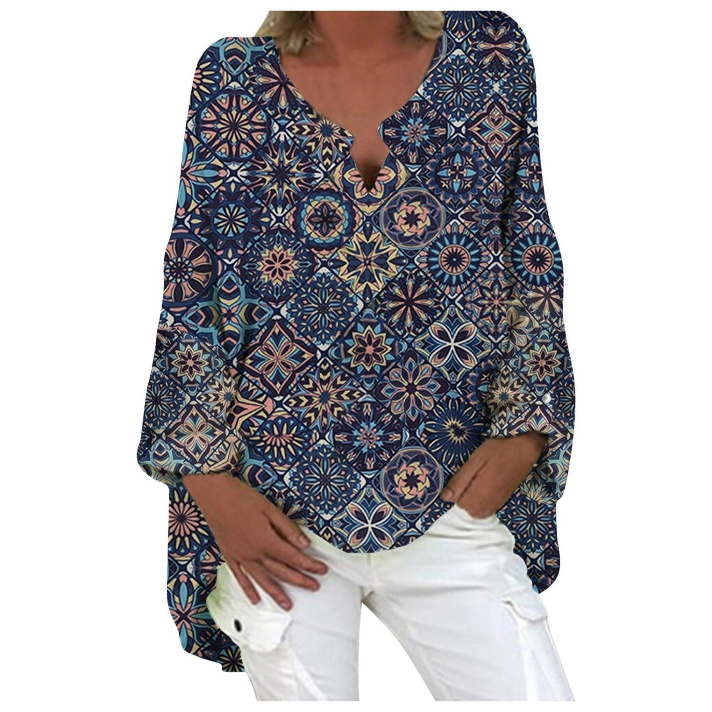 Blusa Mujer de Lino Ajuste Elegante - Mavetta