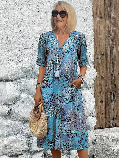 Vestido Mujer Ligero Algodón Estilo Natural