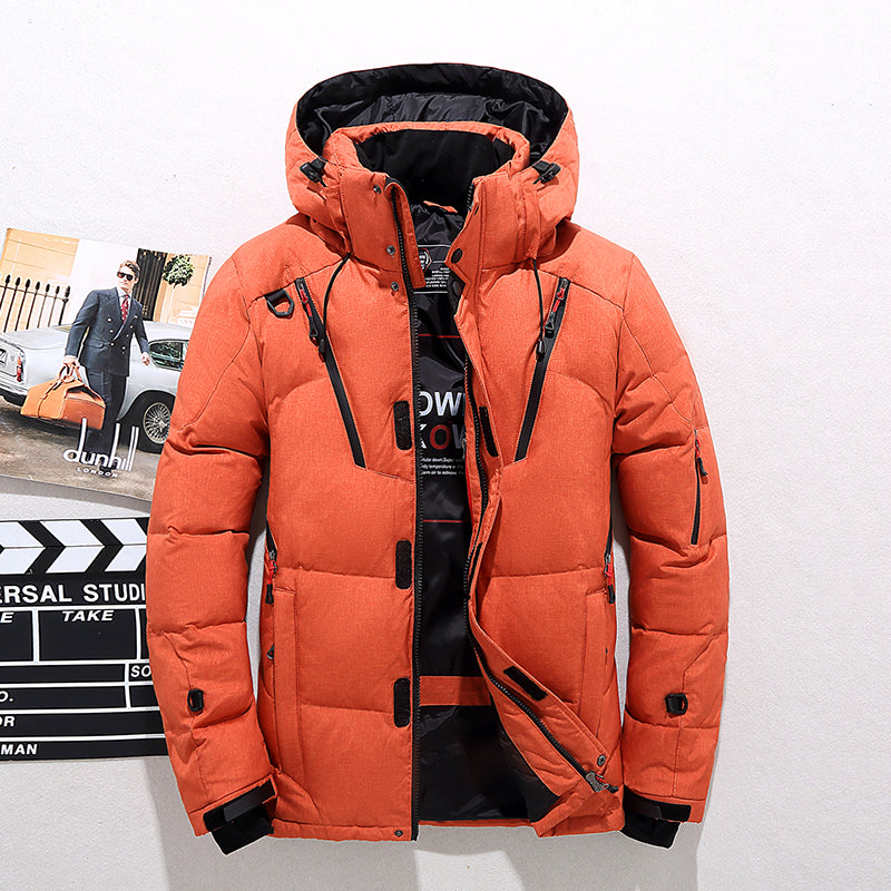 Parka Hombre Acolchada Impermeable Invierno