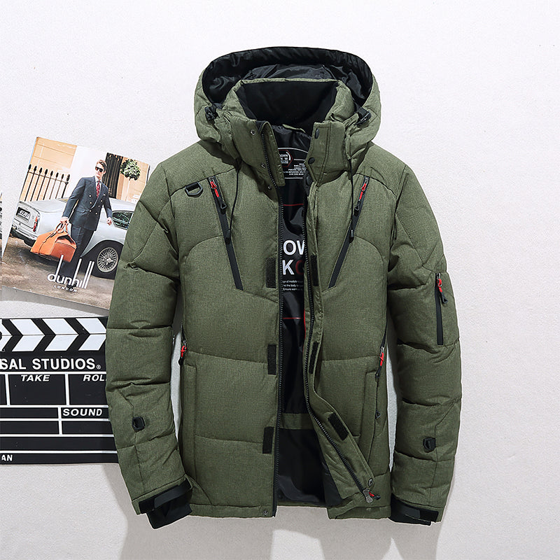 Parka Hombre Acolchada Impermeable Invierno