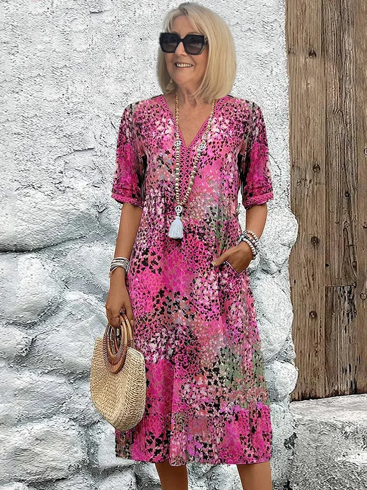 Vestido Mujer Ligero Algodón Estilo Natural