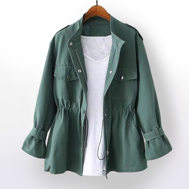 Chaqueta Mujer Elegante Ajuste Clásico