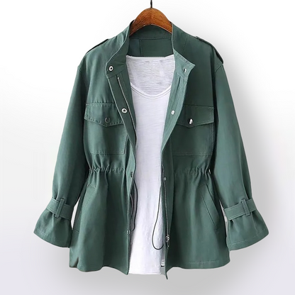 Chaqueta Mujer Elegante Ajuste Clásico