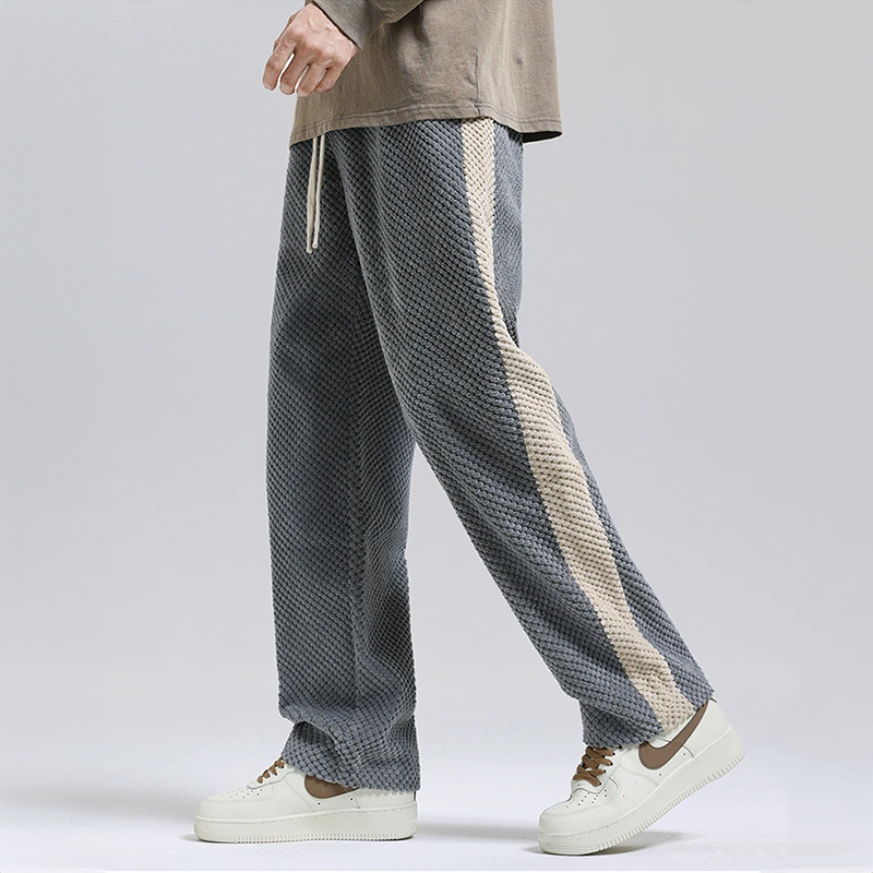 Pantalones Jogger Hombre Textura Gofre Ajuste Casual Comodos - Mavetta