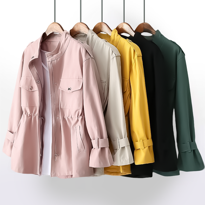 Chaqueta Mujer Elegante Ajuste Clásico