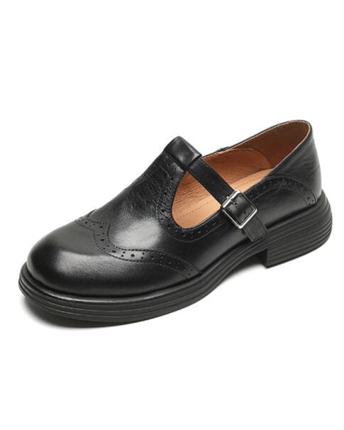 Zapatos Mujer de Piel Diseño Elegante Uso Diario Oficina