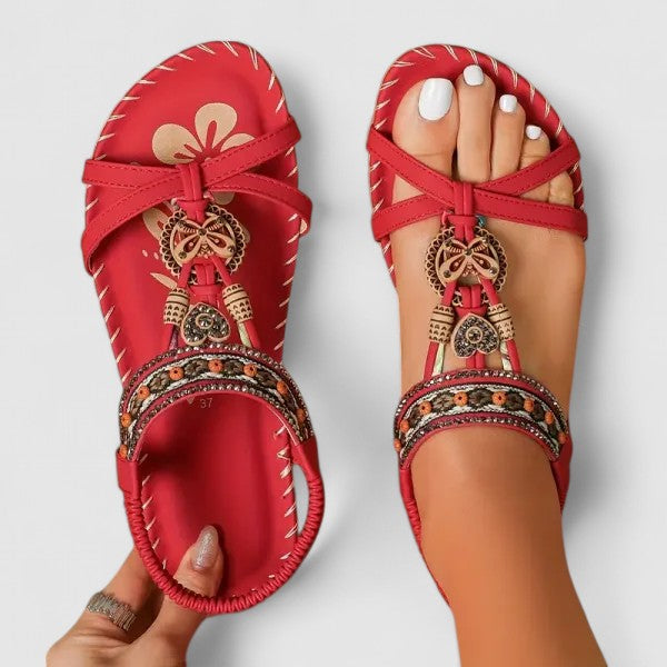 Sandalias mujer ortopédicas con soporte plantar y plantilla acolchada