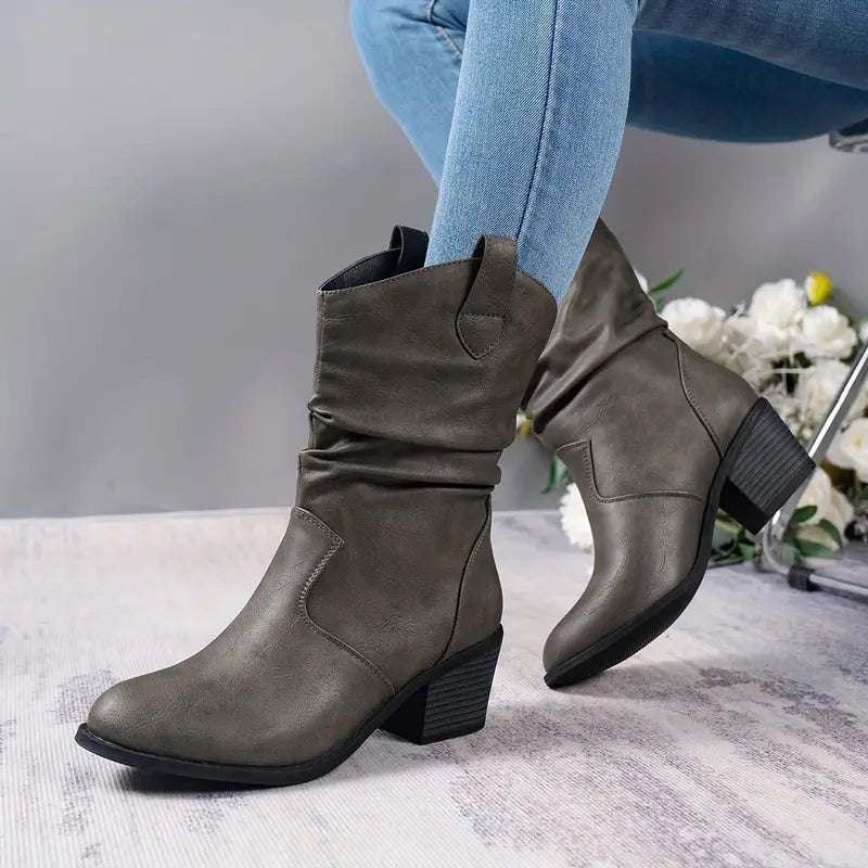 Botas Mujer de Cuero con Diseño Elegante