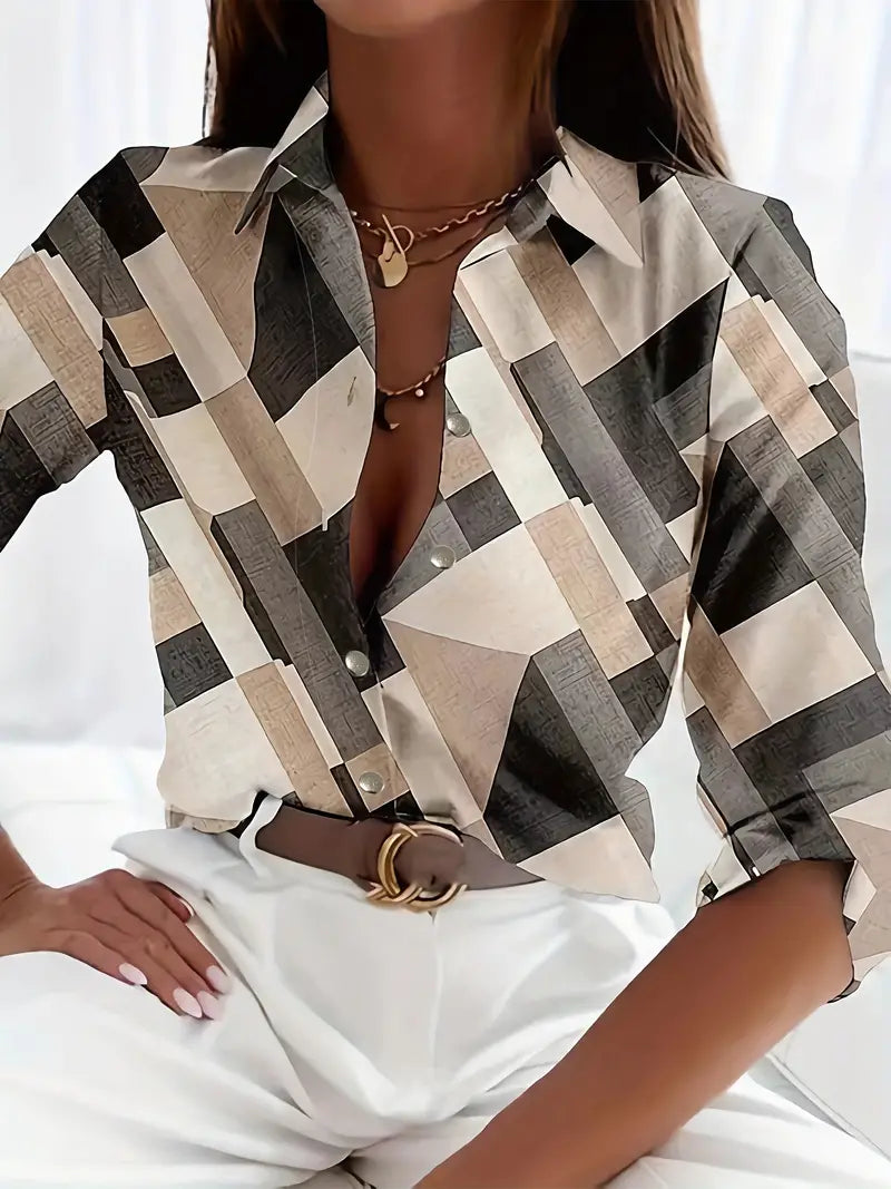 Blusa mujer de tela ligera y diseño elegante