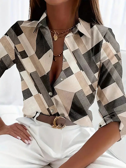 Blusa mujer de tela ligera y diseño elegante