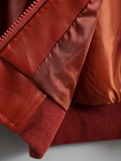 Chaqueta niño con cremallera y cuello alto ajustado