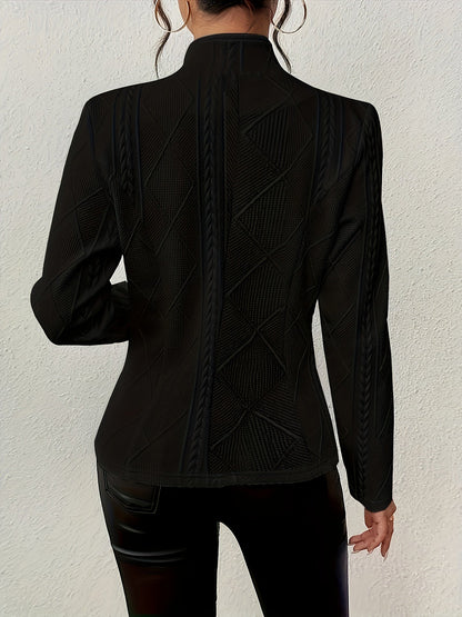 Chaqueta Punto Mujer con Textura Estilo Primavera