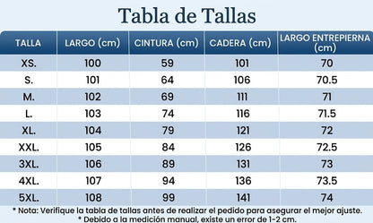 Pantalón recto Mujer con botones laterales y rayas