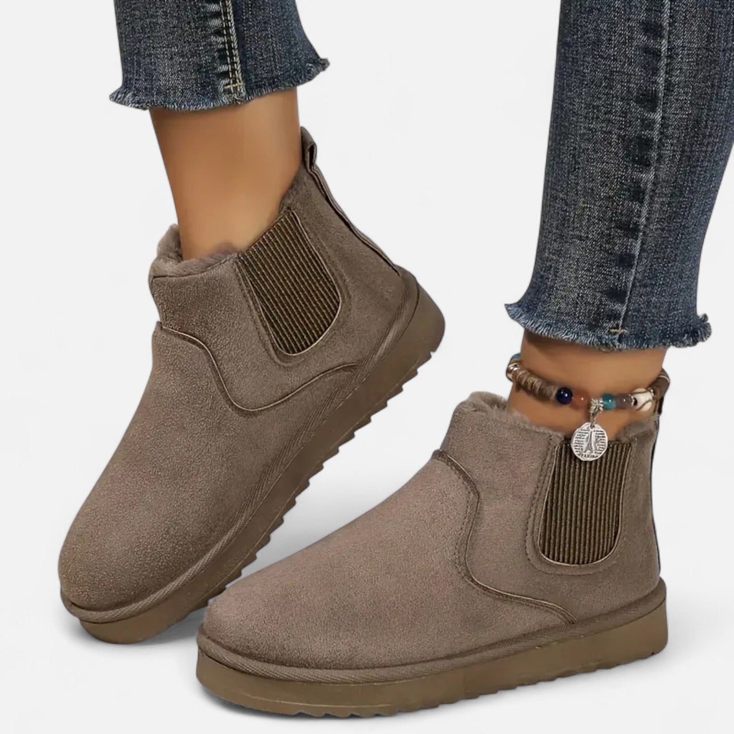 Botines Mujer Invierno Suela Gruesa Elegante