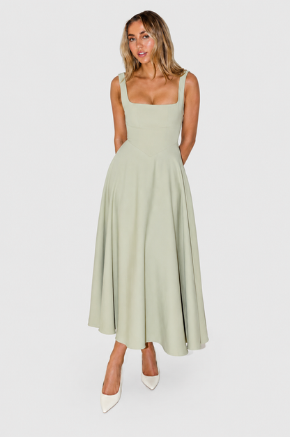 Vestido Mujer Elegante Corte Grace