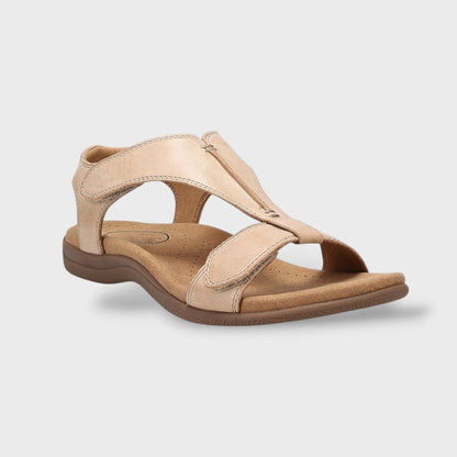 Sandalias mujer ortopédicas piel vegana ajuste cómodo