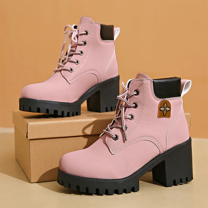 Botines Mujer Tacón Alto Plataforma