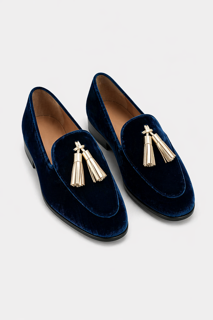 Mocasines Mujer de Piel con Flecos Elegantes
