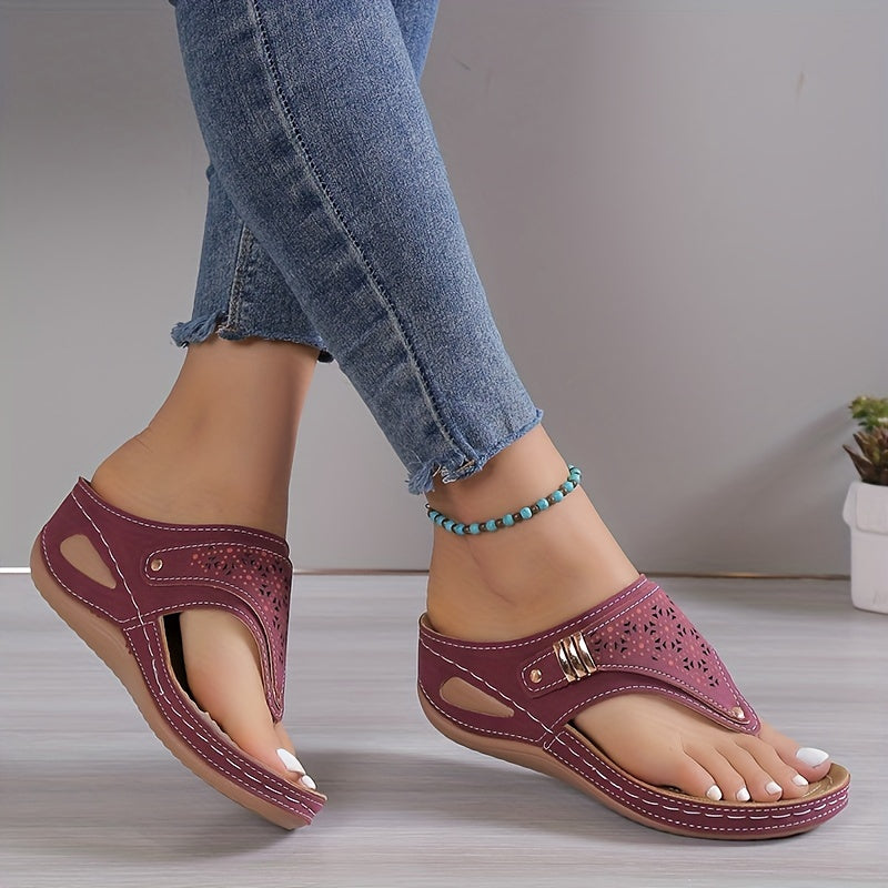Sandalias Mujer Plataforma con Soporte Ortopédico Comodas
