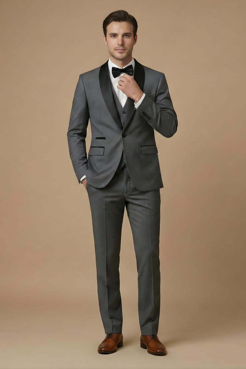 Traje Esmoquin Hombre Slim Fit Ajustado