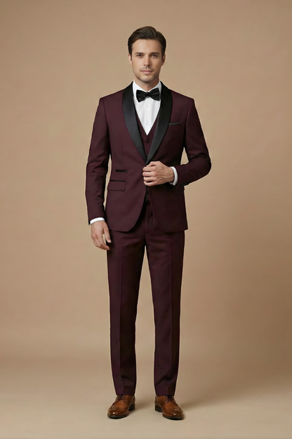 Traje Esmoquin Hombre Slim Fit Ajustado