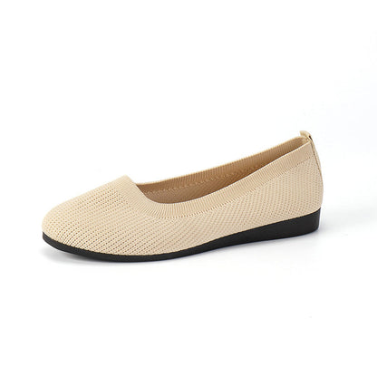 Zapatos ortopédicos mujer sin cordones diseño cerrado planos