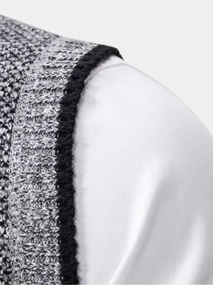 Chaleco Hombre con Cremallera Completa Ajuste Elegante