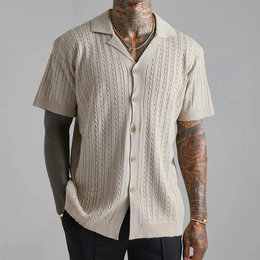 Polo Hombre de Algodón con Botones y Textura Suave - Mavetta